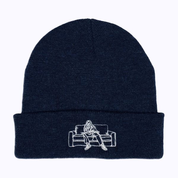 The Sarah Beanieman (Navy) - Image 2